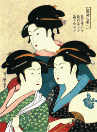 Utamaro Courtesan Ukiyoe